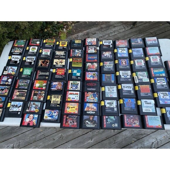 Lot of 75+ Vintage Sega Genesis Video Games Bundle - Batman Forever, The Ooze - Picture 11 of 11